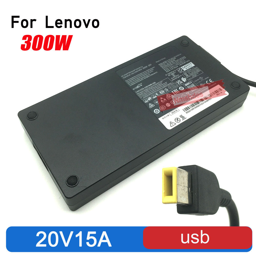 Genuine 300W arger for Lenovo Legion 7 7i 5i 5Pro AC Adapter R9000K Y9000K Y9000X Gaming Laptop Powe