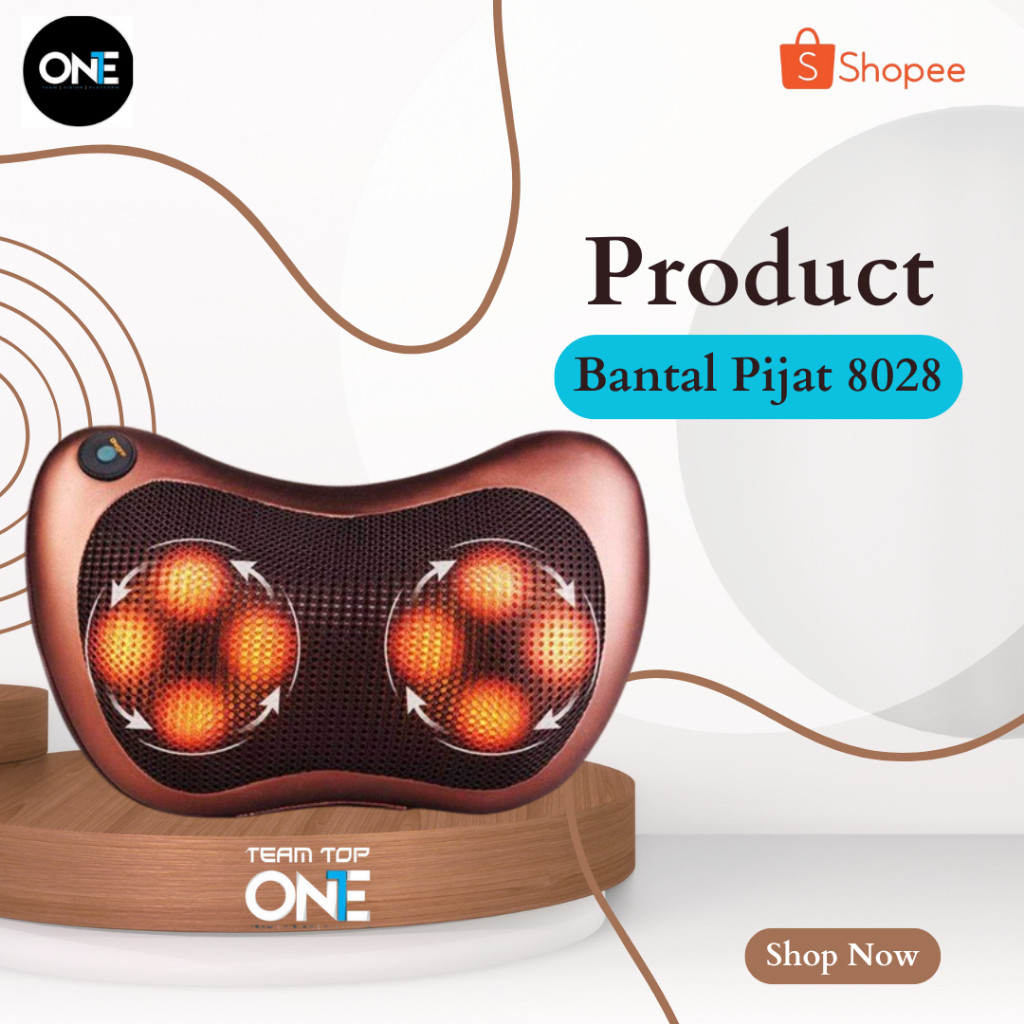 Bantal Pijat 8 Bola Mata 8028