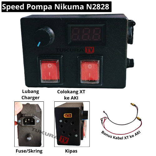 Potensio Box Pompa Big pump-Nikuma N2828 - Speed Control Untuk Versi Solo Jumbo