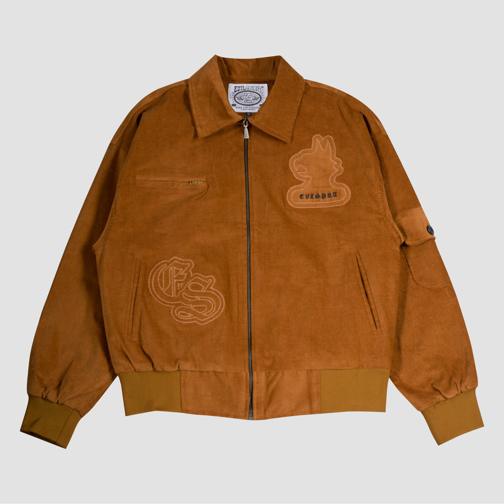 EVILSPIRIT JACKET SUEDE- MORVENT MUSTARD UNISEX