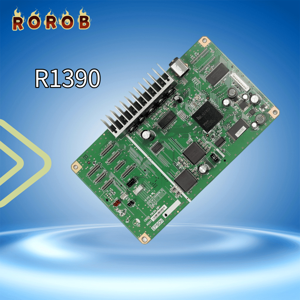 Original C655 Main Board for EPSON R1390 1390 A3 DTF DTG UV Printer, EPSON R1390 Motherboard, EPSON 