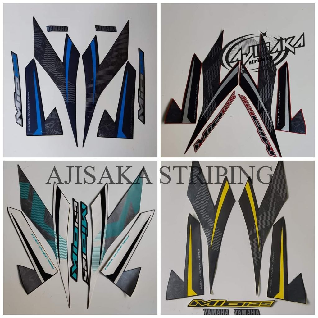 STIKER STRIPING MIO M3 125 TAHUN 2019