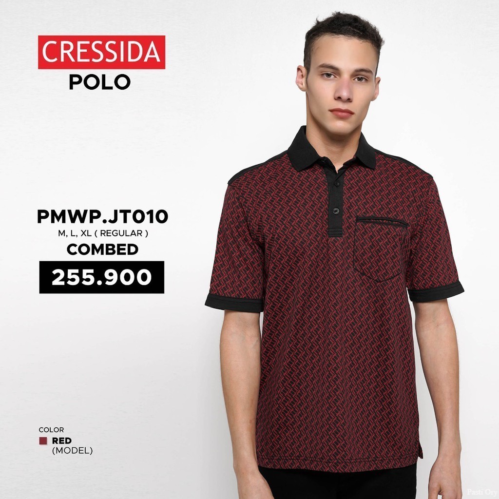 CRESSIDA | Kaos Kerah Cowok Polo Shirt Pria Cressida Original - PMWP.JT010