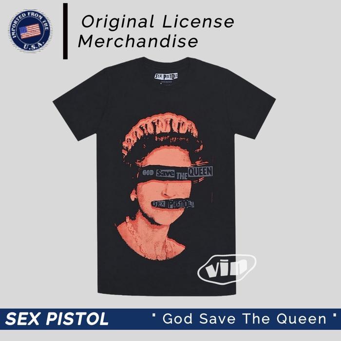 Sex Pistols T shirt Kaos Band Music Punk  Official Licensed - S