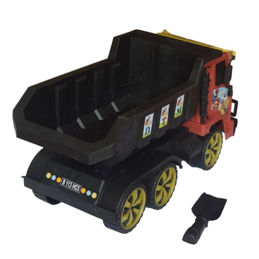 KBA Mainan Anak Dump Truck Mercy Besar Truk Pasir Diecast Kontruksi Jadul Murah Plastik Kuat HCS