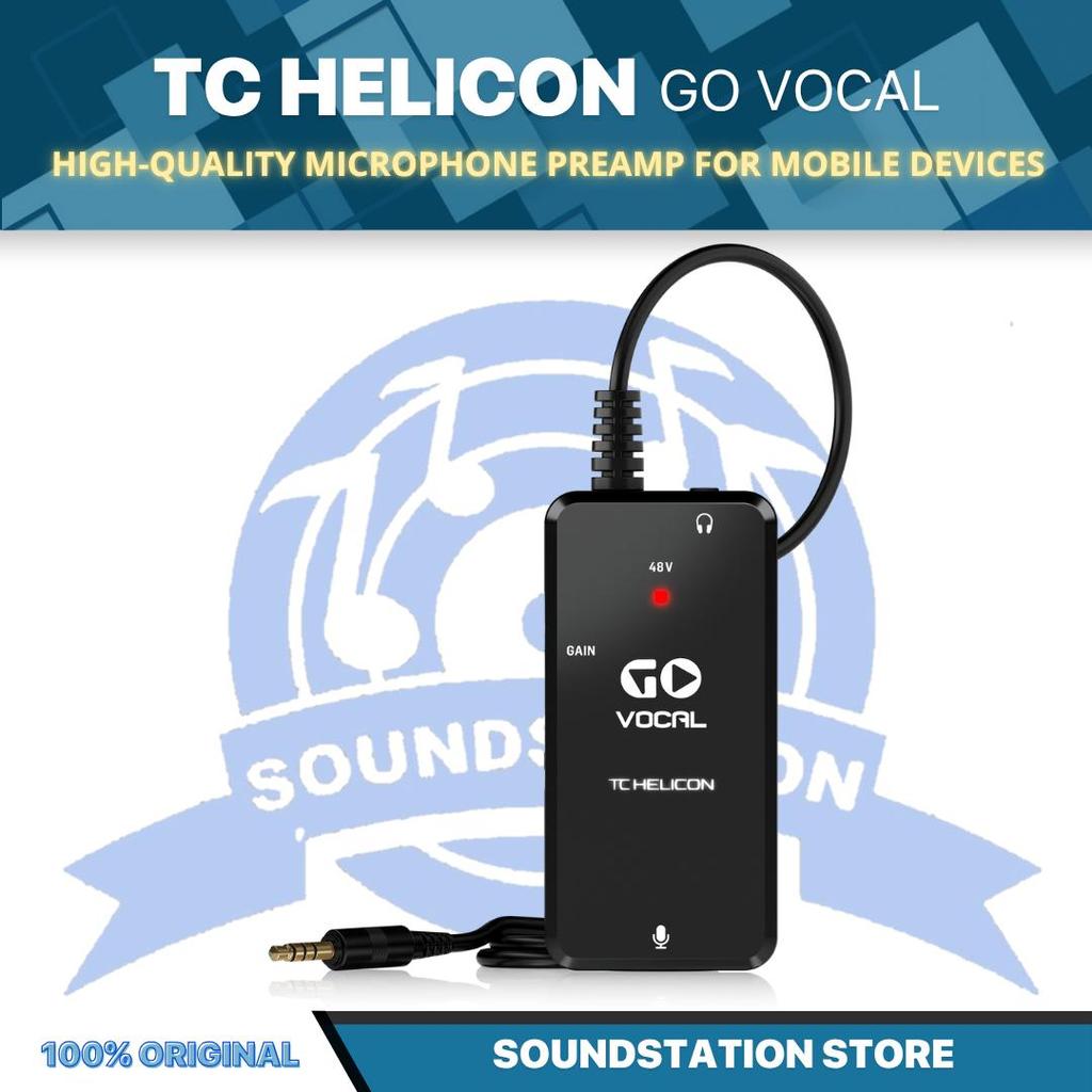 TC Helicon GO Vocal High-Quality Microphone Preamp for Mobile Device - Pre-amp Mic untuk HP Leptop S