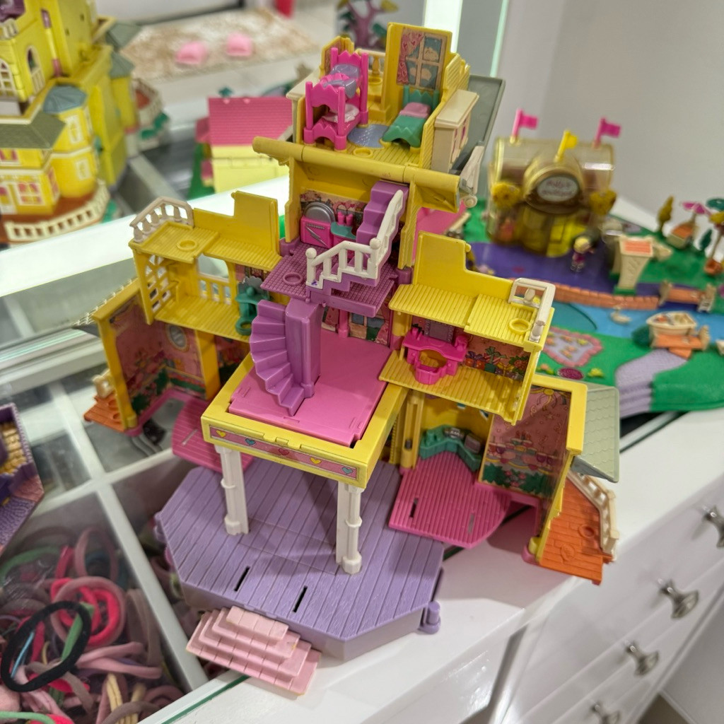Discount Polly Pocket Blue Bird Clubhouse Pollyville 1995 Polly Pocket Club House Polly Pocket