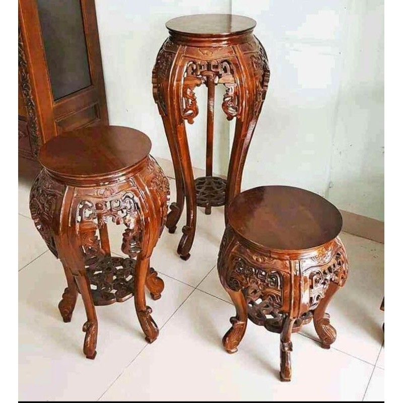 Nakas Meja Sudut Cumi Kayu Jati Jepara