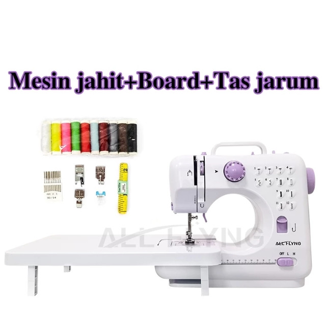 Mesin Jahit Mesin Listrik Portable Mini Listrik Rumah Tangga 12 Jahitan