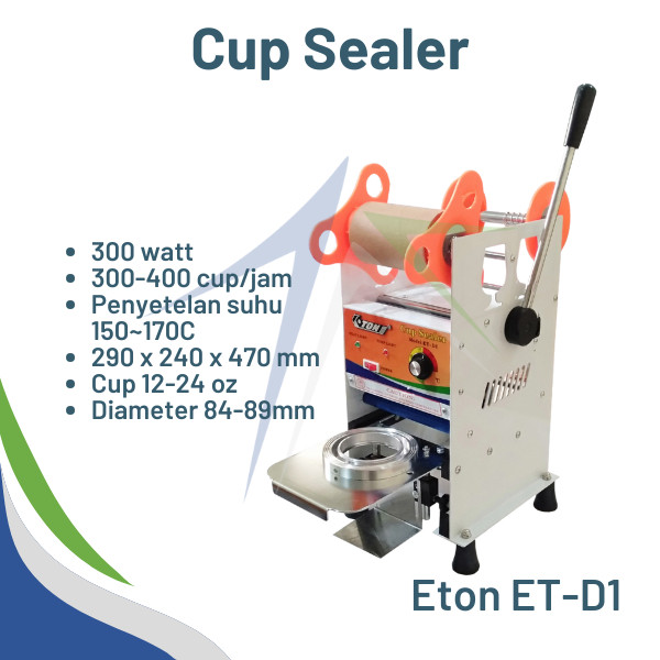 Cup Sealer / Mesin Pres Gelas cocok untuk usaha minuman dan restoran, gelas 22 oz /24 oz