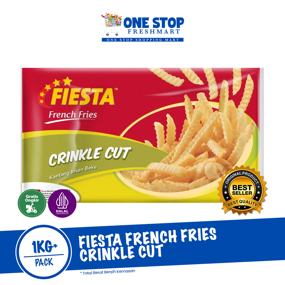 FIESTA FRENCH FRIES CRINKLE CUT / FIESTA KENTANG GORENG CRINKLE CUT