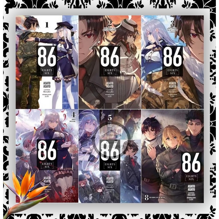 (Paket 13 Buku) 86-EIGHTY-SIX light novel Vol 1-13 (English) Karya Library 2