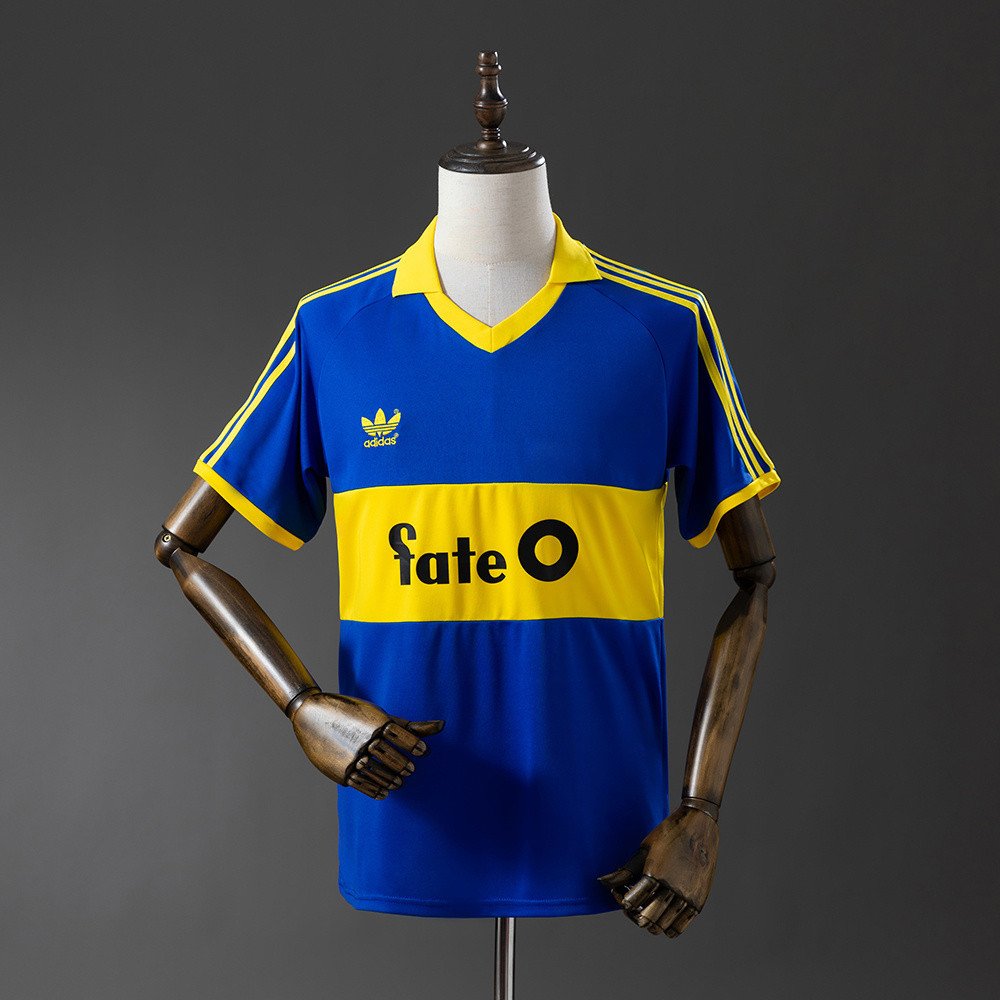 Jersey Boca Juniors 86/88 Home Retro T shirt pria