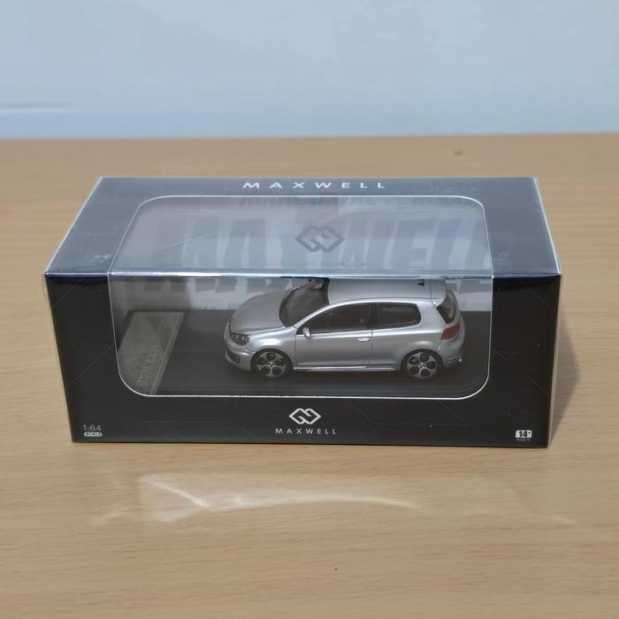 Maxwell VW Volkswagen Golf GTI MK6 Silver Diecast Koleksi Mobil Mainan Mini Scale 1/64 Hotwheels Lan