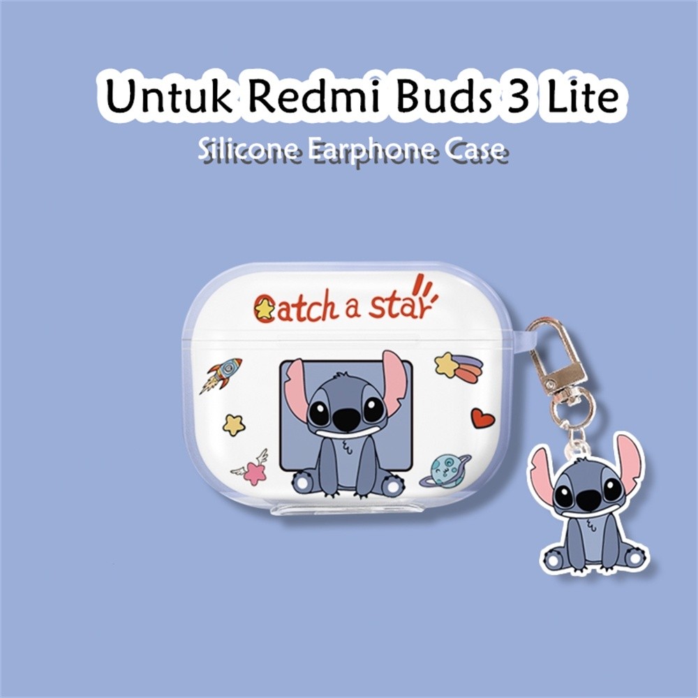 Distinctive Untuk Redmi Buds 3 Lite Case Soft Silikon Earphone Case Kartun