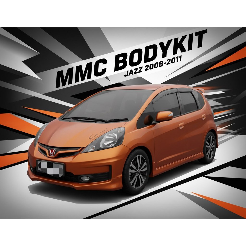 bemper /bemper jazz BODYKIT JAZZ 2008-2011 UPGRADE MMC TANPA GANTI LAMPU