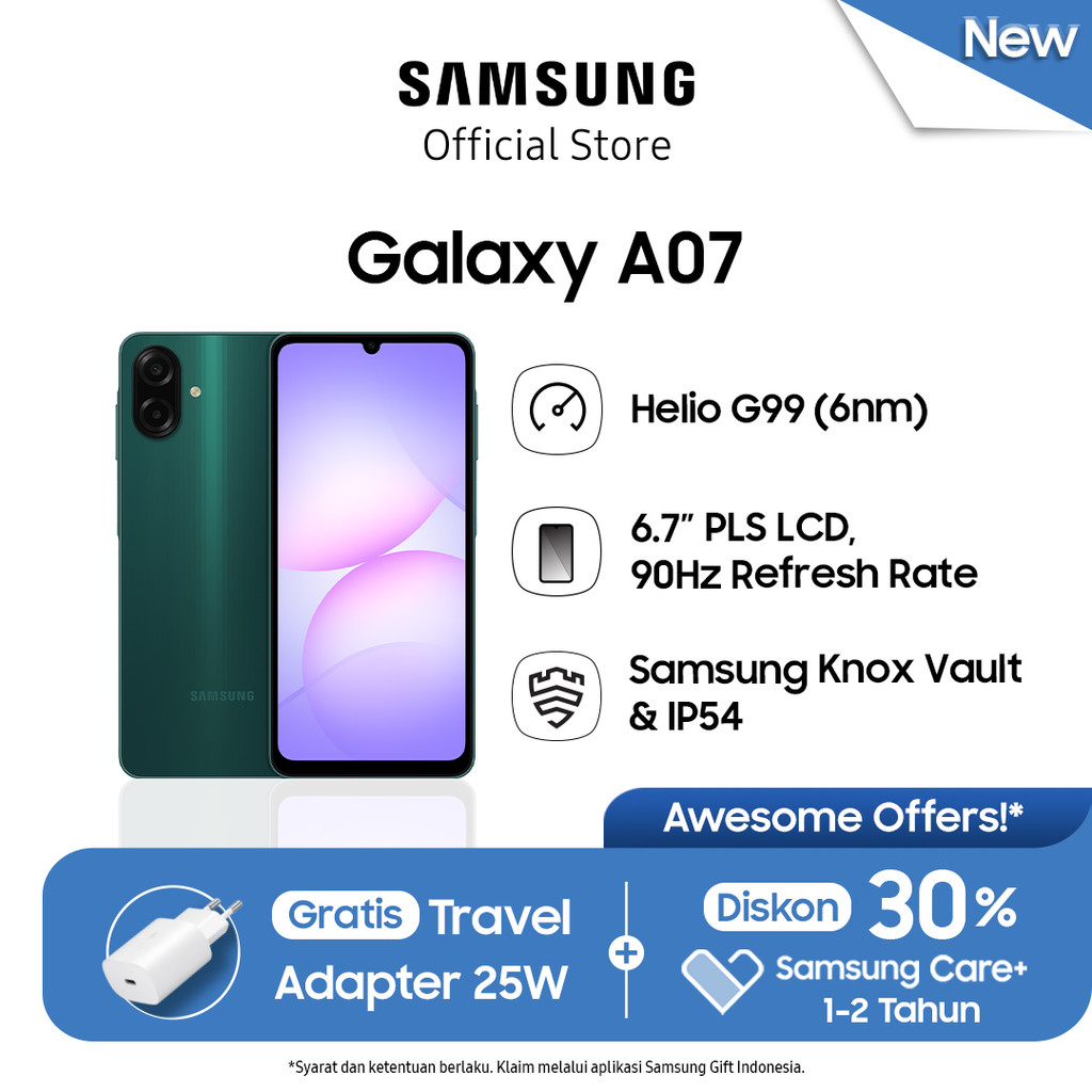 Samsung Galaxy A07 4/128GB - Green