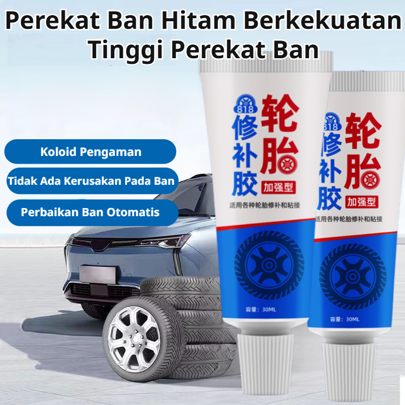Kirim dalam 24 jam[Kuat Merekat / Karet Fleksibel] Lem Tambal Ban/Lem Karet Ban/Lem Ban Bocor/Pereka