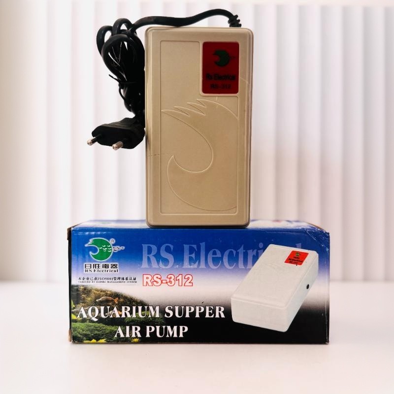 Pompa Oksigen R-312 Pompa Aerator Ikan yang Senyap dengan Baterai
