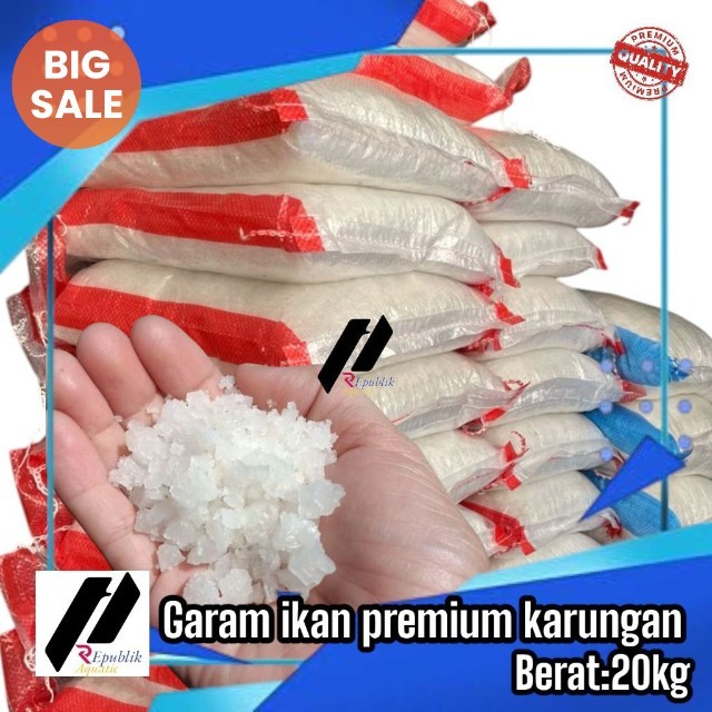 Garam ikan krosok karungan 20kg  /garam krosok karungan / garam karungan / garam ikan / garam madura