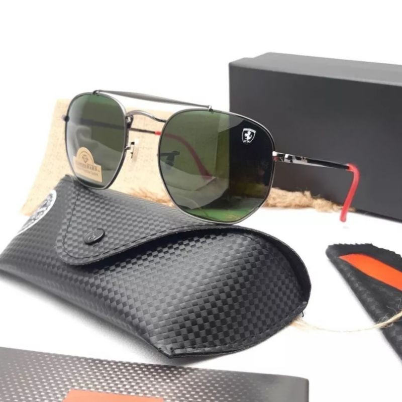 KACAMATA RAYBN 3648 FRAME ASLI KACA POLARIZED FRAME TITANIUM PRIA WANITA FASHION TERBAIK. .