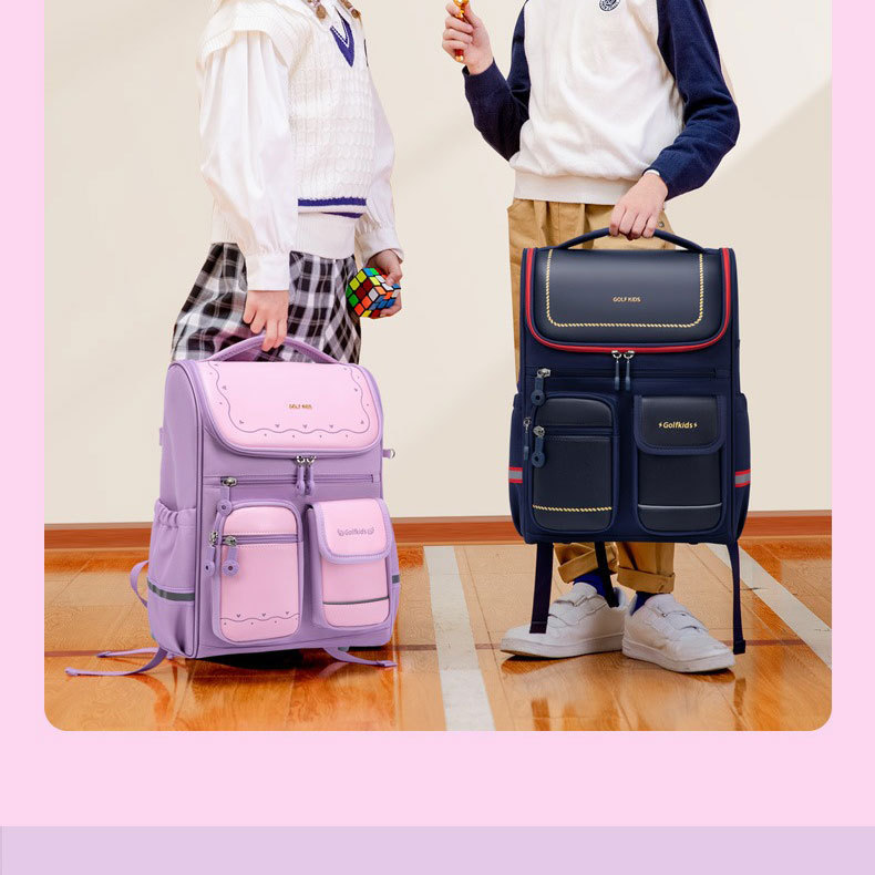 GOLF Primary Child School Backpacks Elementary Children School Backpack Schoolbag Kids Boy Girls Bac