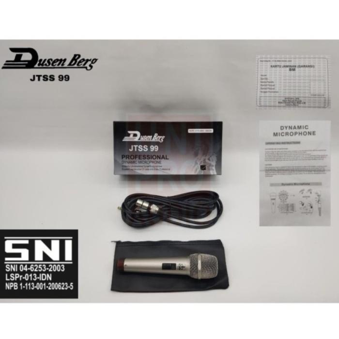 Mic Kabel DUSENBERG JTSS 99 Mic Buat Pidato, MC , Karaoke , Mic SNI