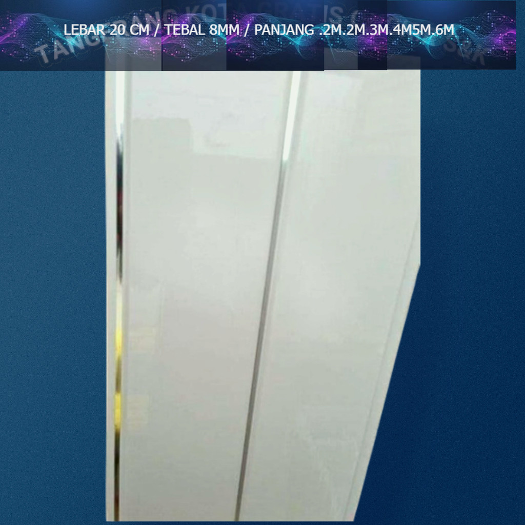 plafon pvc 4 meter 1 dus   ‎ ‎ ‎ ‎