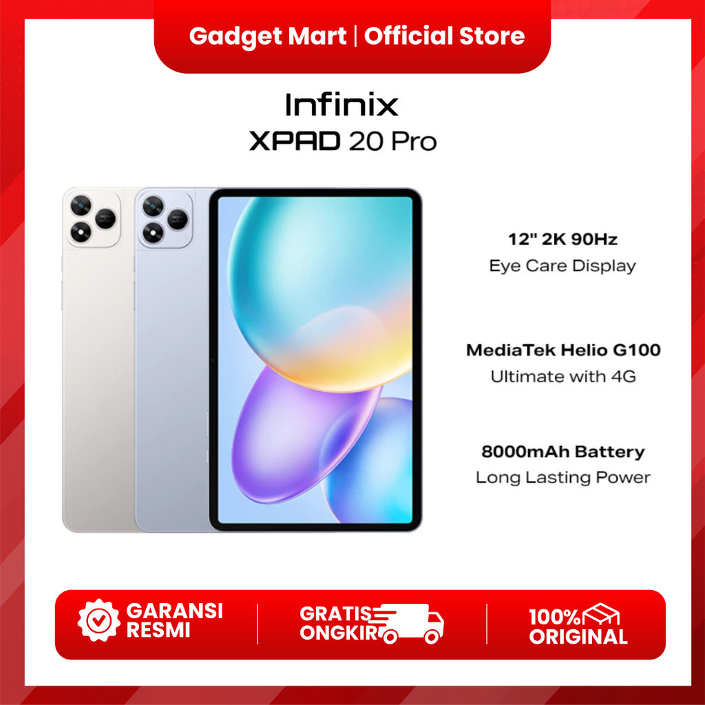 Infinix Xpad 20 Pro 8/256GB - Garansi Resmi