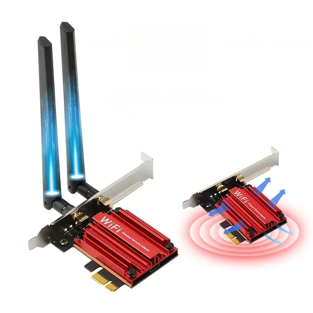 WiFi 6E AX210 TriBand PCIE Wireless Bluetooth 53 Network Card 24GHz5GHz6GHz 80211AX AX210NGW WiFi Fo