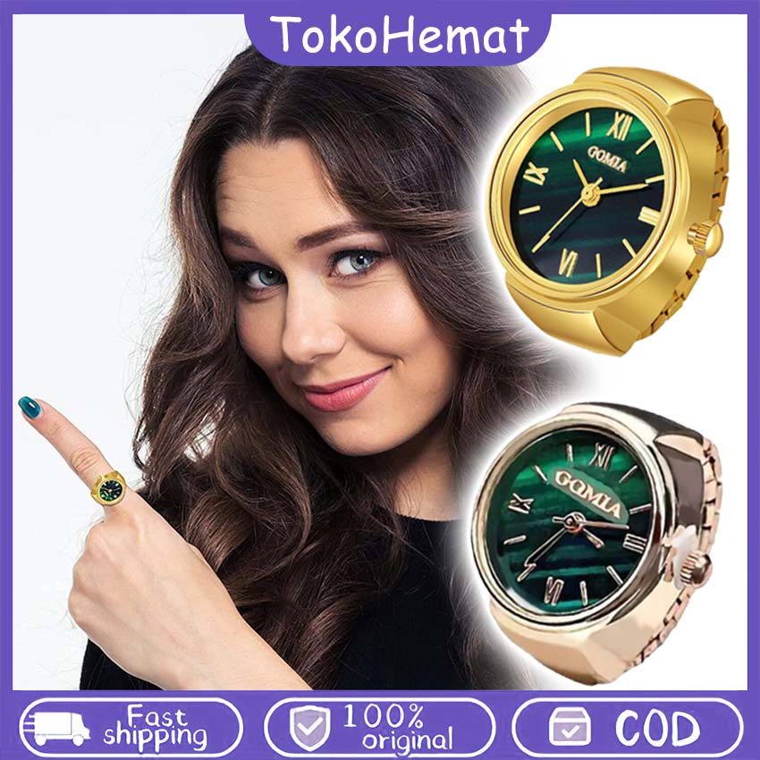 Jam Cincin Pria Dan Wanita/ Jam Cincin Impor Unik Retro Vintage Super Keren Jam Tangan Cincin Antik