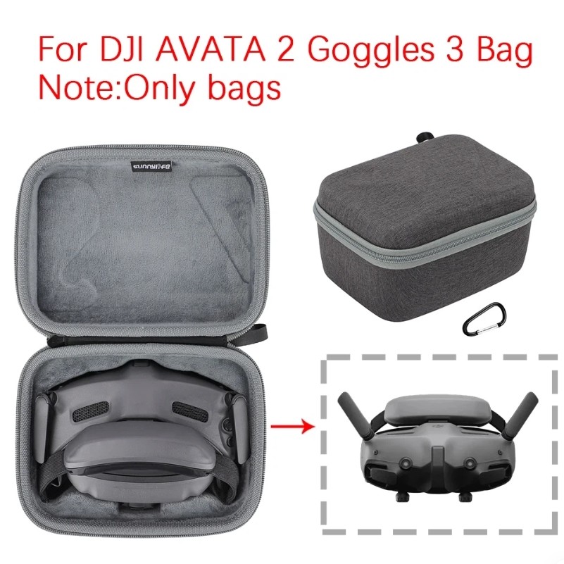 Shoulder Bag For DJI Avata 2 PU Carrying Case Drone Portable Handbag for DJI FPV Flight Goggles 3 Ac