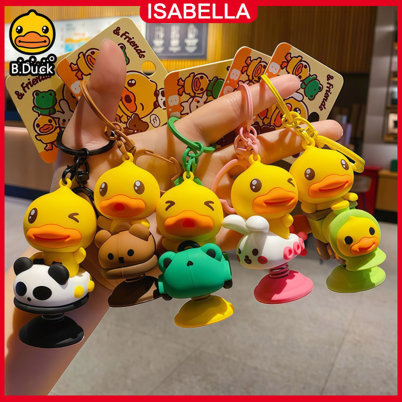ISABELLA Gantungan Kunci B.Duck Lucu Keychain Gantungan Kunci Bebek Kuning