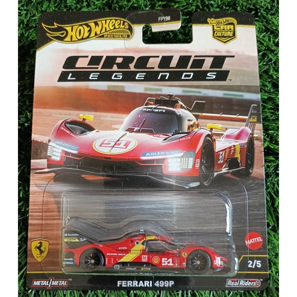 Hot Wheels Premium Ferrari 499P Circuit Legends