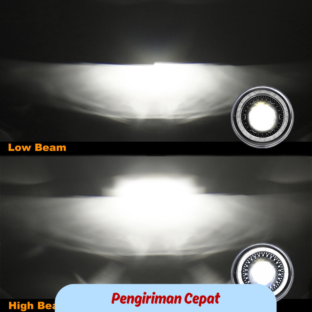 PCP 2022 Upgraded Anti-glare 7 Inch Led Headlight Round,Halo DRL Turn Signal Hi/Lo Sealed Beam For J