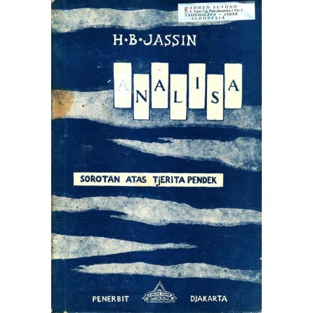 Analisa - Sorotan atas Tjerita Pendek HB Jassin