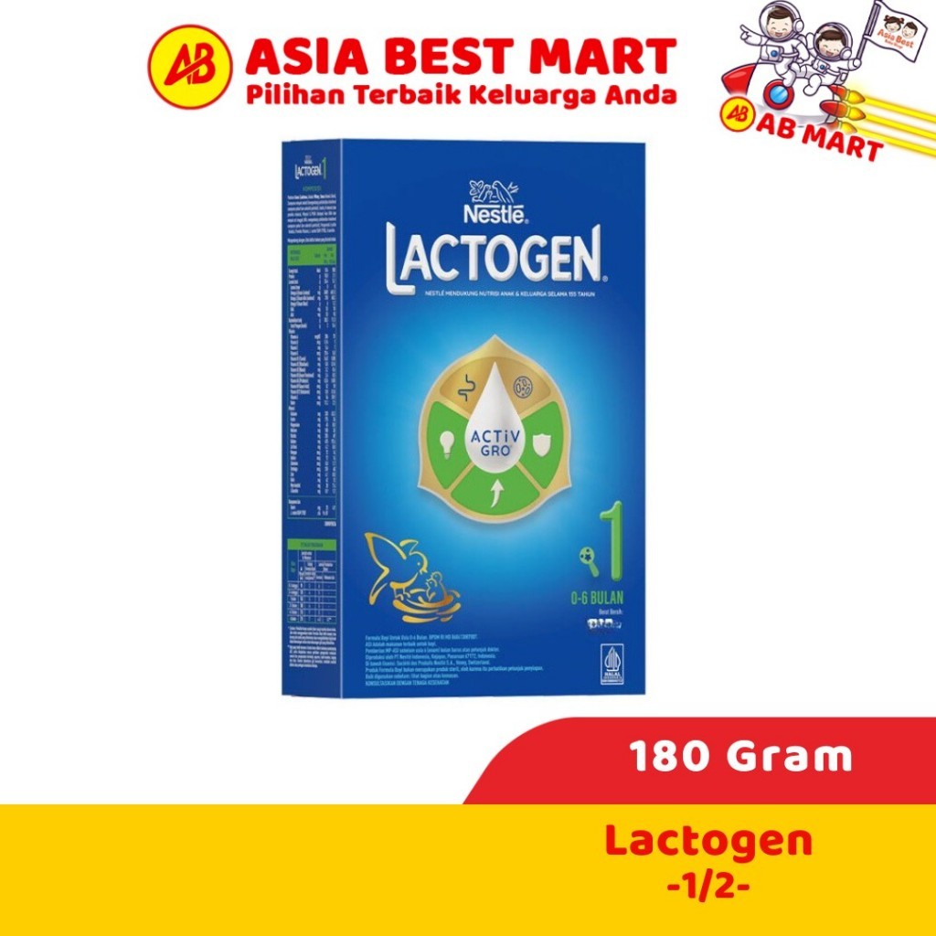 Lactogen 1 180gr Lactogen 2 Susu Formula Bayi Susu Petumbuhan Anak Susu Bubuk - ASIA BEST