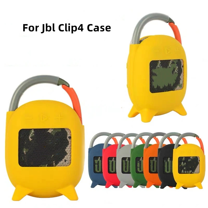 Protective Case Cover For JBL Clip 4 Wireless Bluetooth-compatible Speaker Silicone Carrying Protect