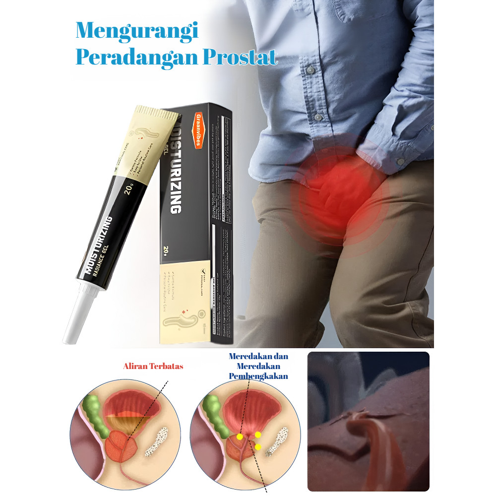 Gel Prostat | Gel Perawatan Pria Herbal - Untuk Perawatan Prostat Harian Pria, Atasi Rasa Lelah dan 