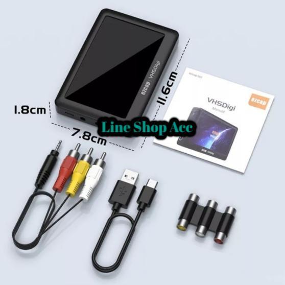 EZCAP 180 AV RCA VCR Recorder Save to Flashdisk / MicroSD Ezcap180