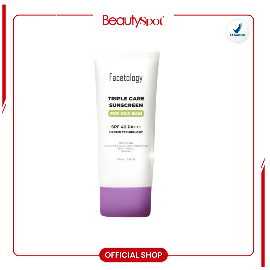 Facetology Sunscreen Oily 100ml