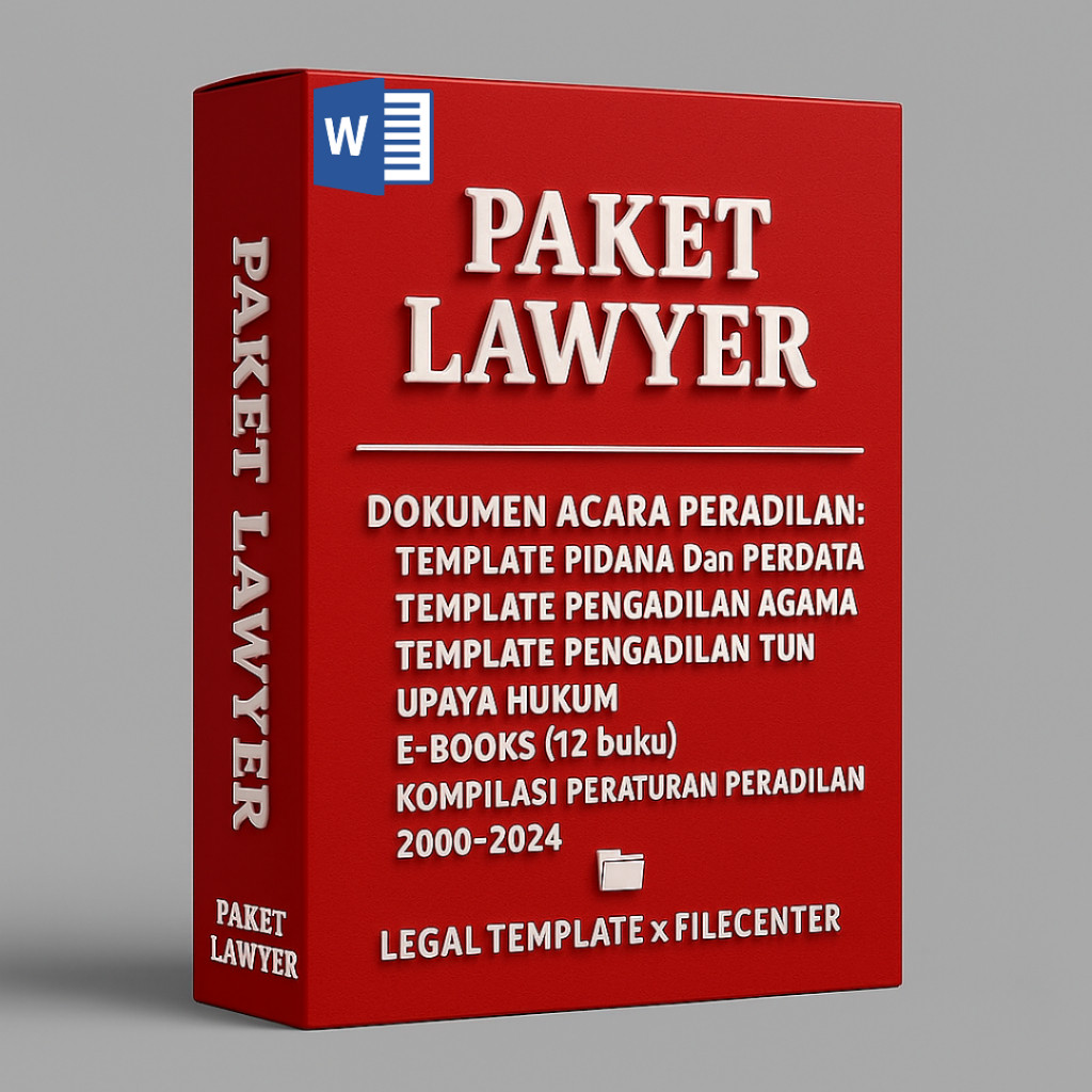PAKET LAWYER via FLASHDISK - Template Dokumen Acara Peradilan Untuk Pengacara Dan Kantor Hukum