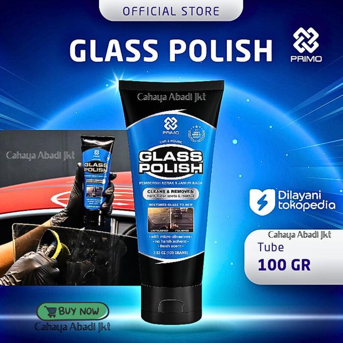 PEMBERSIH JAMUR KACA MOBIL RUMAH / PRIMO GLASS POLISH 100GRM