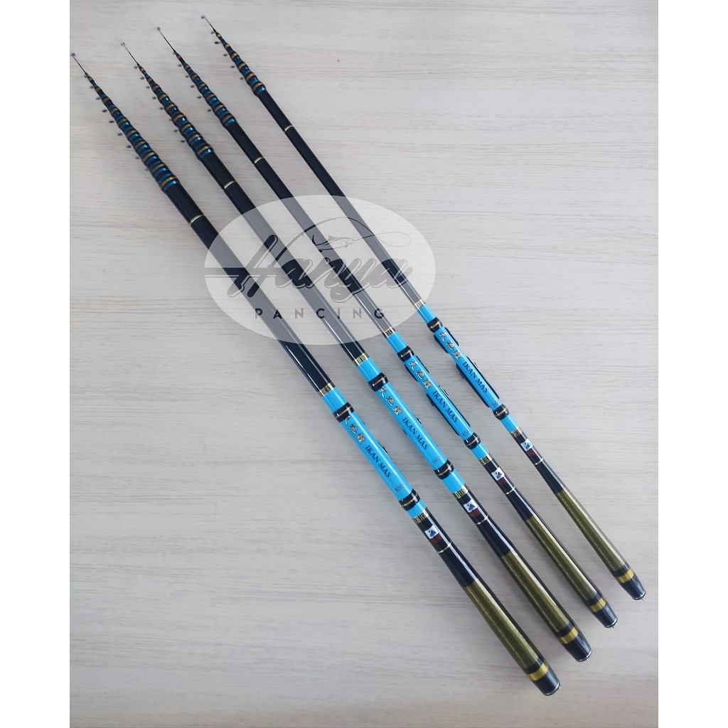 [ATLETIK SPORT] JORAN TEGEK KOLONG IKAN MAS RING 360 450 540 630 CARBON KUAT KARAKTER MEDIUM