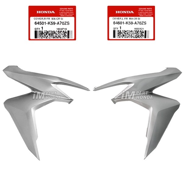 [KHUSUS KARGO HEMAT & REG] 64501-K59-A70ZS 64601-K59-A70ZS Cover Sayap Kanan Kiri Vario 150 K59J 201