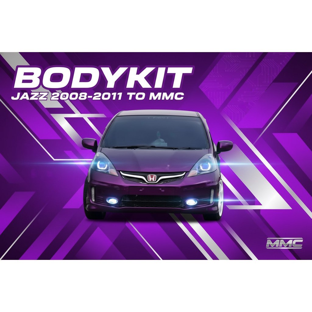 bumper /bemper jazz bumper jazz ge8 BODYKIT JAZZ GE8 2008-2011 BODY KIT HONDA JAZZ UPGRADE MMC