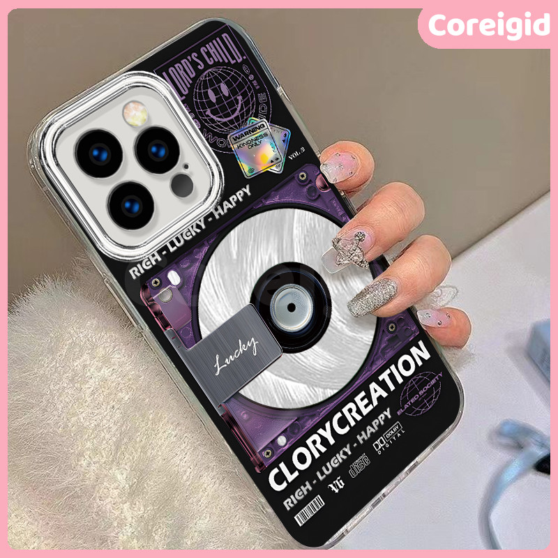 Case iphone 11 15 13 16 XR 12 Pro 14 pro max X 7 plus 8plus xs max 6 plus 11pro rekaman ungu keren a