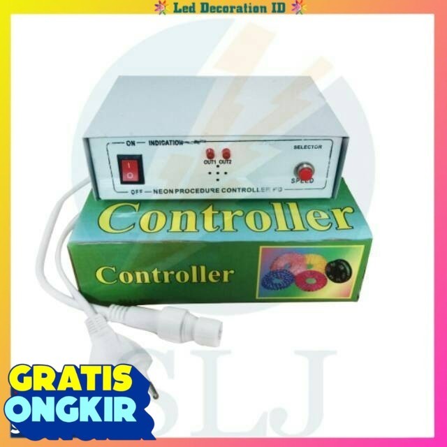 KONTROLER / FLASHER LED SELANG 3 JALUR 100M