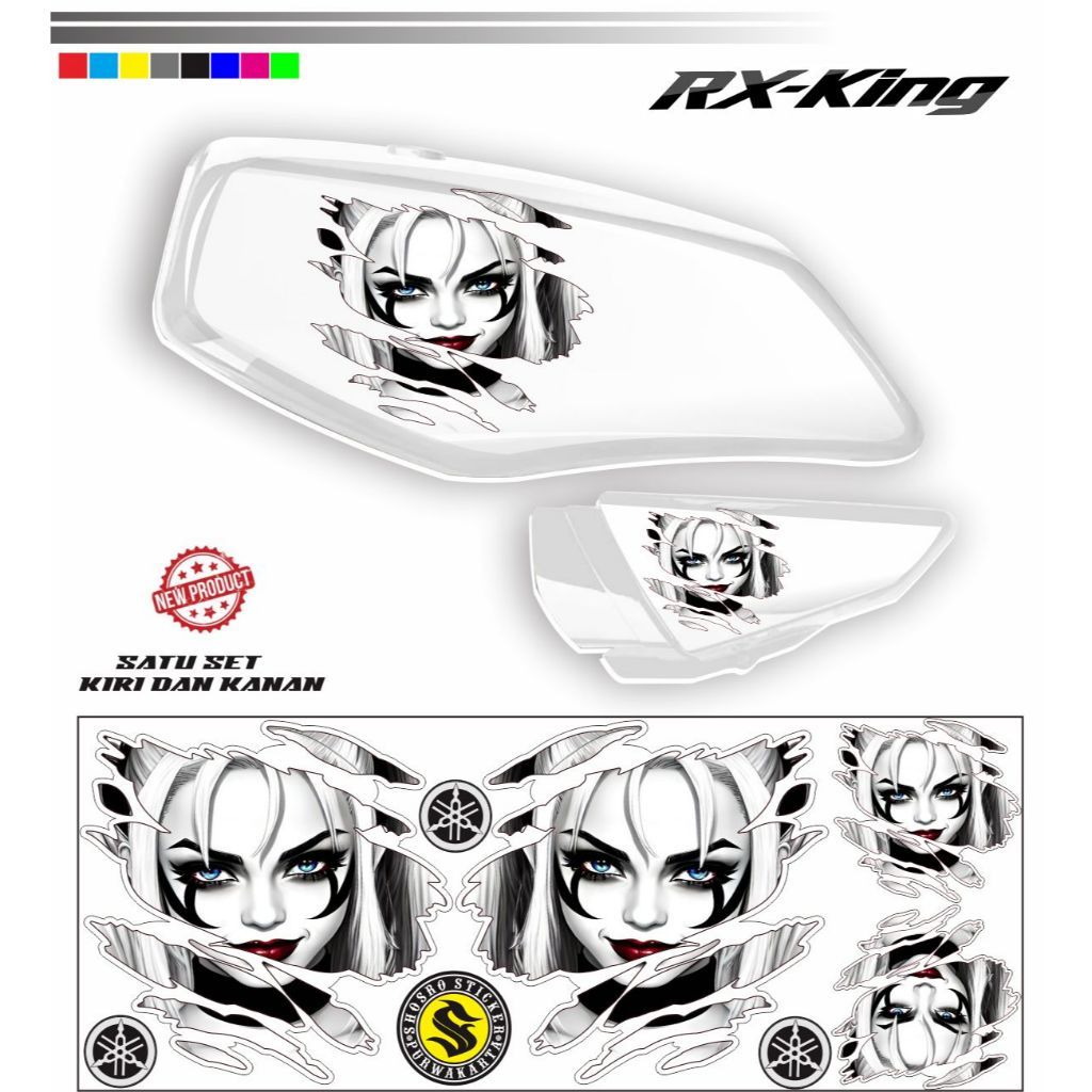 VARIASI STICKER RX KING STRIPING VINYL VARIASI RX KING LIST