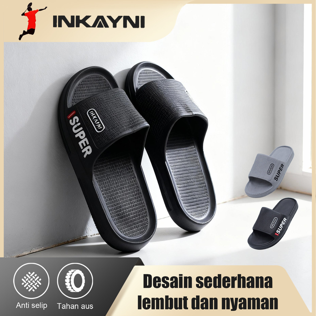 INKAYNI sandal tali satu  Sandal Selop Pria size 40-45 sandal pria terbaru Sepatu Pria sandal full k